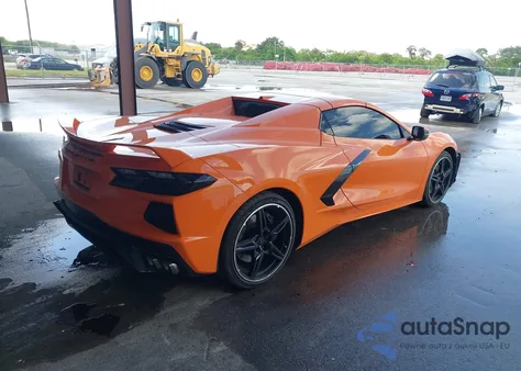 2022 Chevrolet Corvette Stingray Rwd 1Lt из США, поврежденный, VIN 1G1YA3D47N5104079